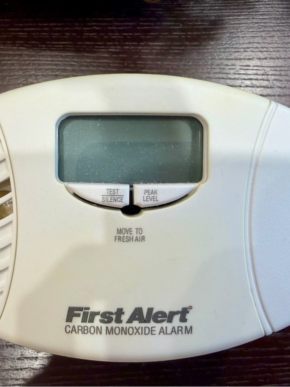 First Alert White Carbon Monoxide Alarm with Digital Display